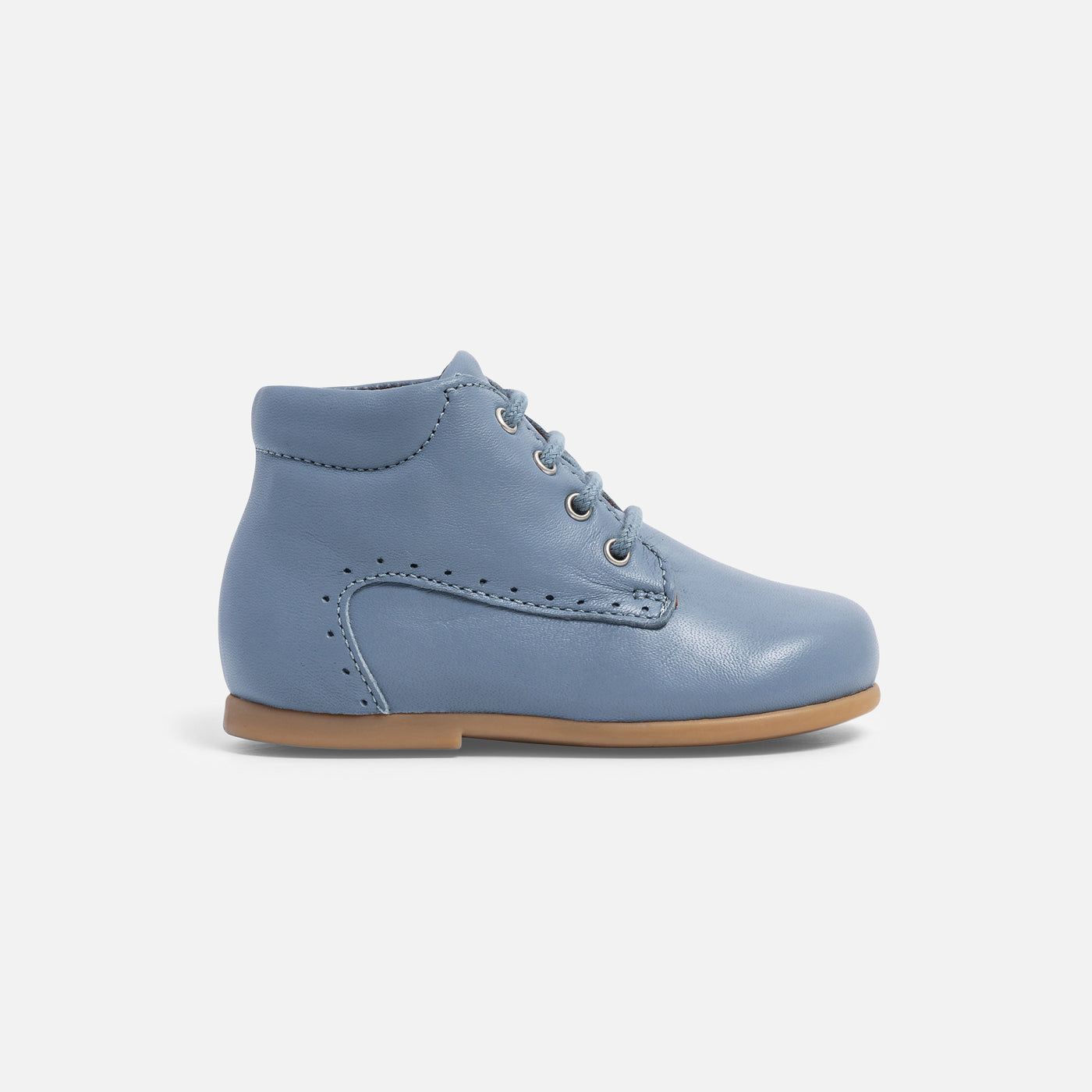 0 QTY / BLEU CHAUSSURES CUIR FRIMOUSSE COL