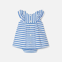 143 QTY / BLEU/BLANC PAP ROBE CAURORE
