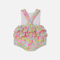 240 QTY / BLANC/MULTICO PAP COMBINAISON/ BLOOMER COCOTTI
