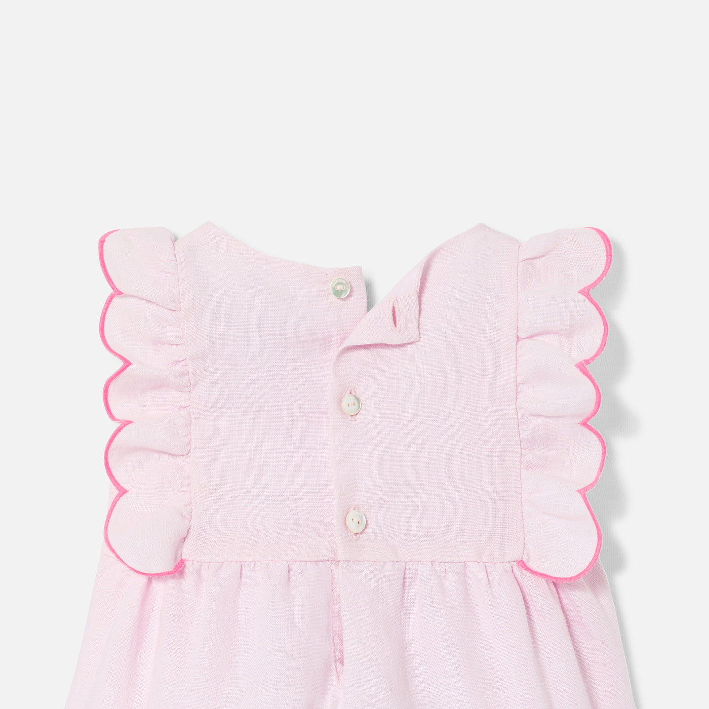 217 QTY / ROSE PALE  PAP COMBINAISON/ BLOOMER CARAMELLE