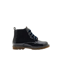 Tapioca Bis leather ankle boots - Navy