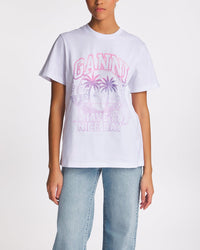 T-shirt Holiday à logo imprimé - Bright White