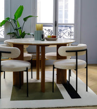 Chaise Libera structure - Beige et Noir