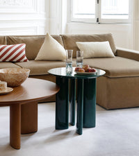 Table d'appoint Carlotta en bois - Vert