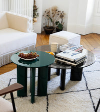 Table d'appoint Carlotta en bois - Vert