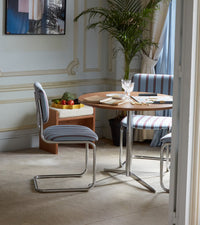 Chaise Classica - Bleu Et Bordeaux