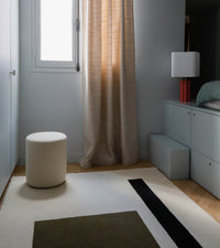 Tapis Berlino 200x300 en laine - Blanc crème