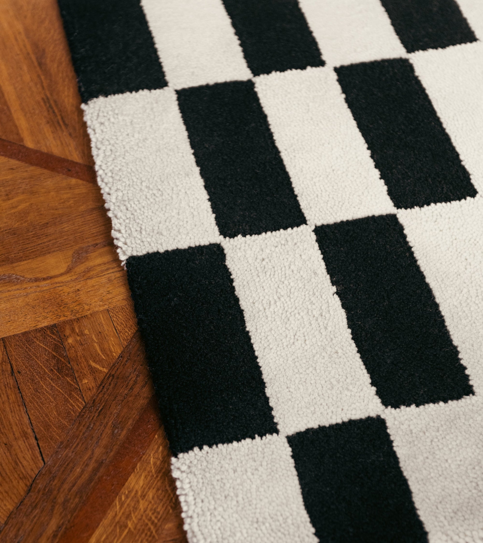 Tapis Firenze 150x200 en laine - Noir
