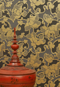Rouleau Deauville - Rabbit, Noir & Doré