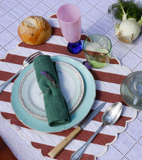 Serviette de table Tavola en lin - Vert