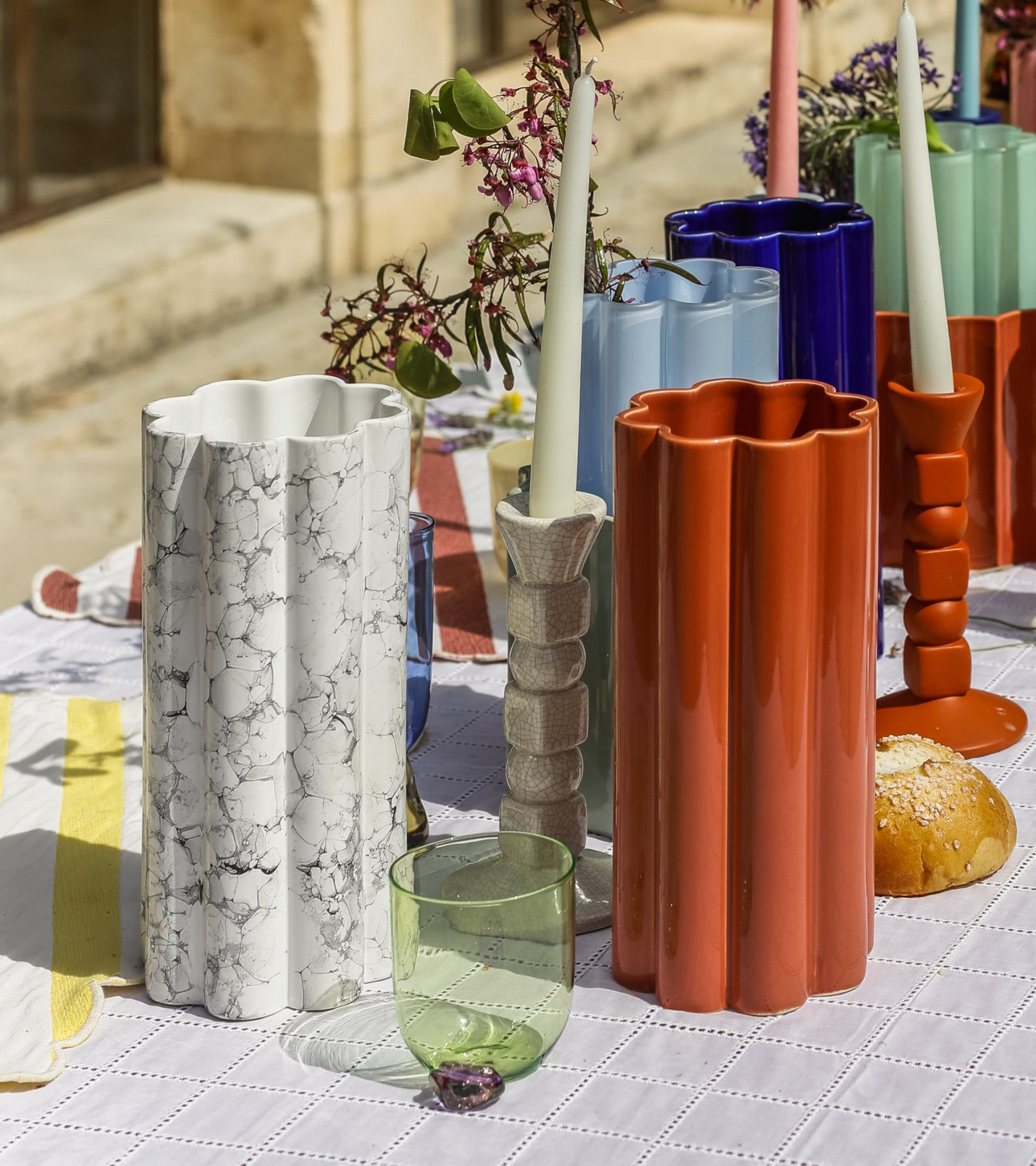 Vase Duetto Solo - Blanc