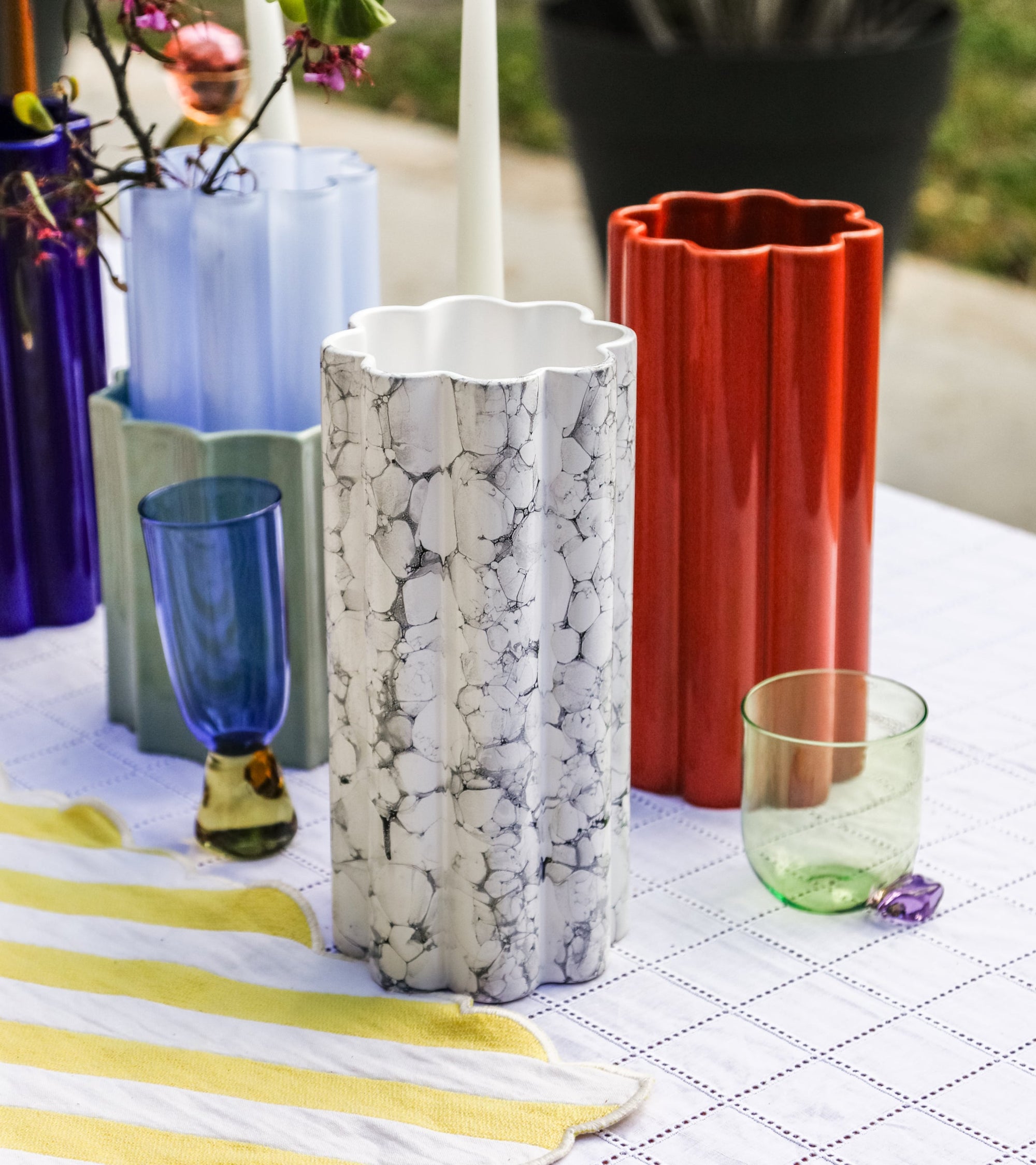 Vase Duetto Solo - Blanc