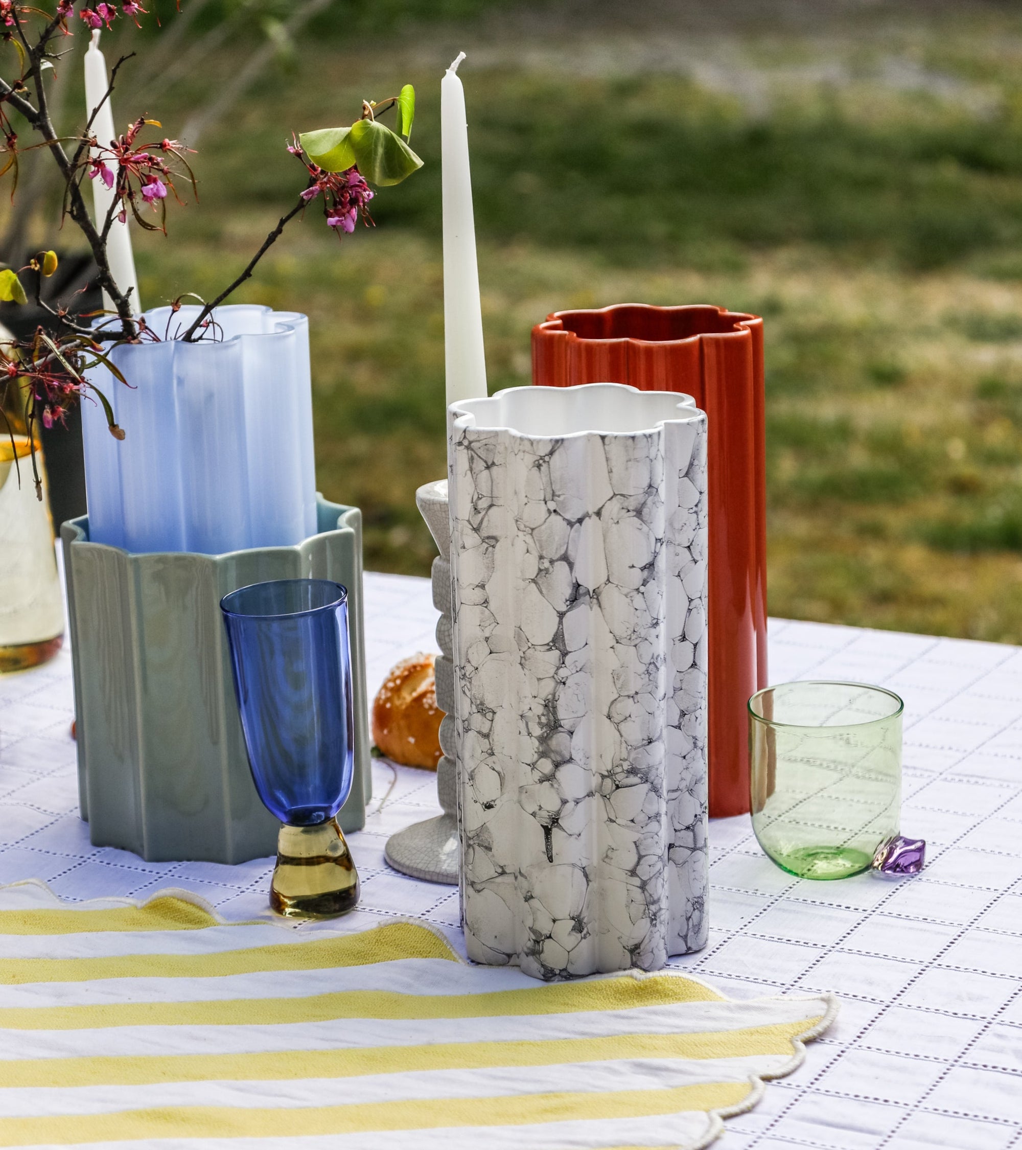 Vase Duetto Solo - Blanc