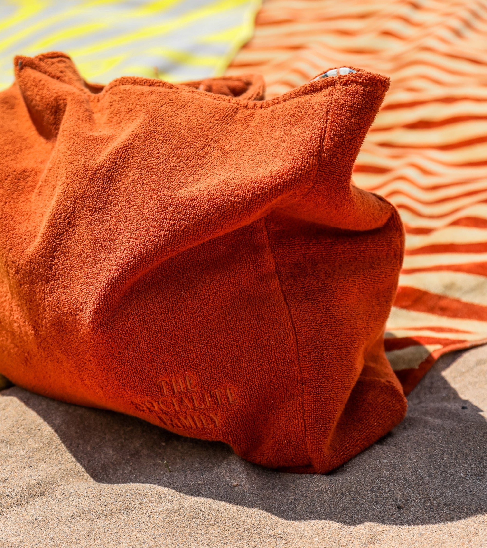 Sac de plage Maremma en éponge - Brique