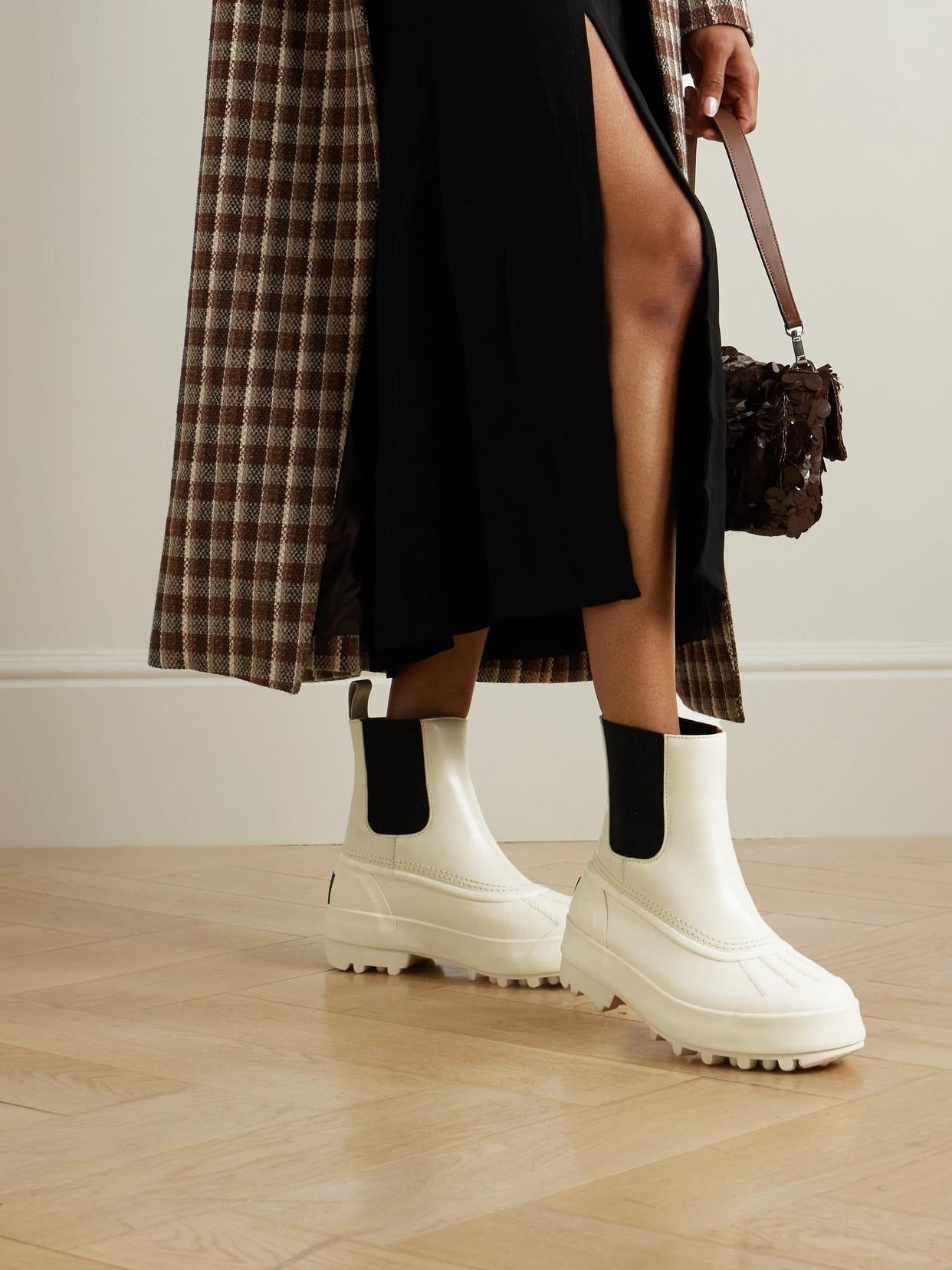Bottines Chelsea Storm 50 en cuir - Ivory