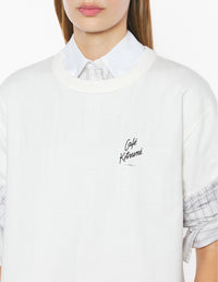 Cappuccino short-sleeved T-shirt - Tapioca