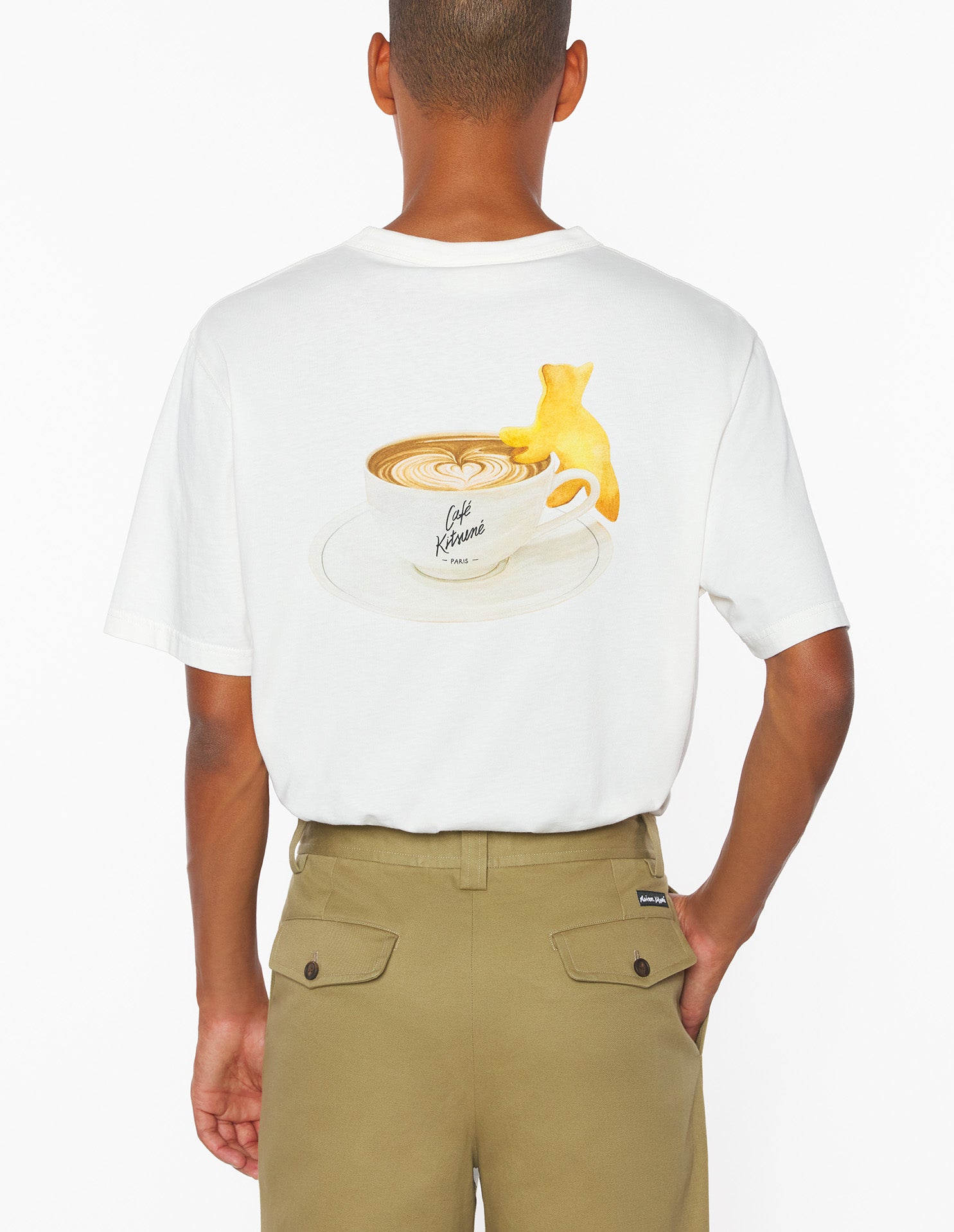 Cappuccino short-sleeved T-shirt - Tapioca