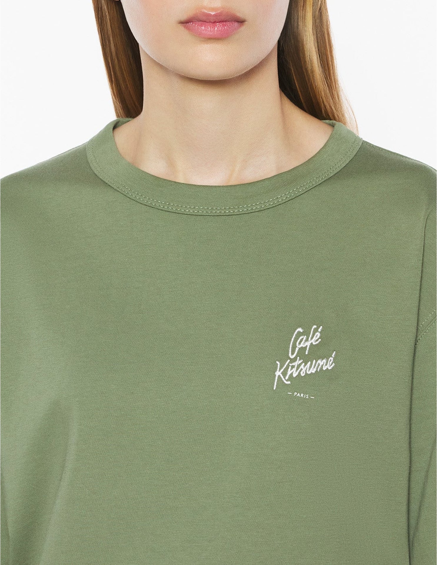Café Kitsuné short-sleeved T-shirt - Bay Leaf