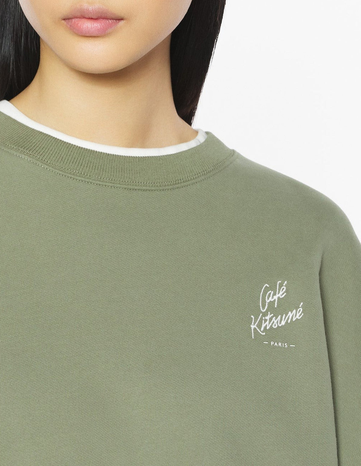 Pull à col rond Café Kitsuné - Bay Leaf