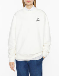 Café Kitsuné embroidered sweatshirt - Tapioca