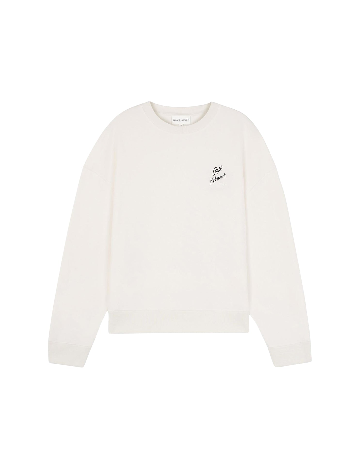 Café Kitsuné embroidered sweatshirt - Tapioca