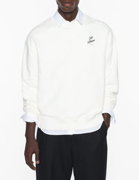 Café Kitsuné embroidered sweatshirt - Tapioca