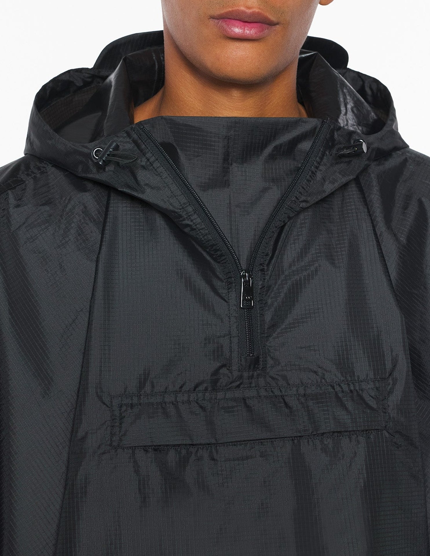 Foldable Poncho Café Kitsuné - Black