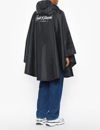 Foldable Poncho Café Kitsuné - Black