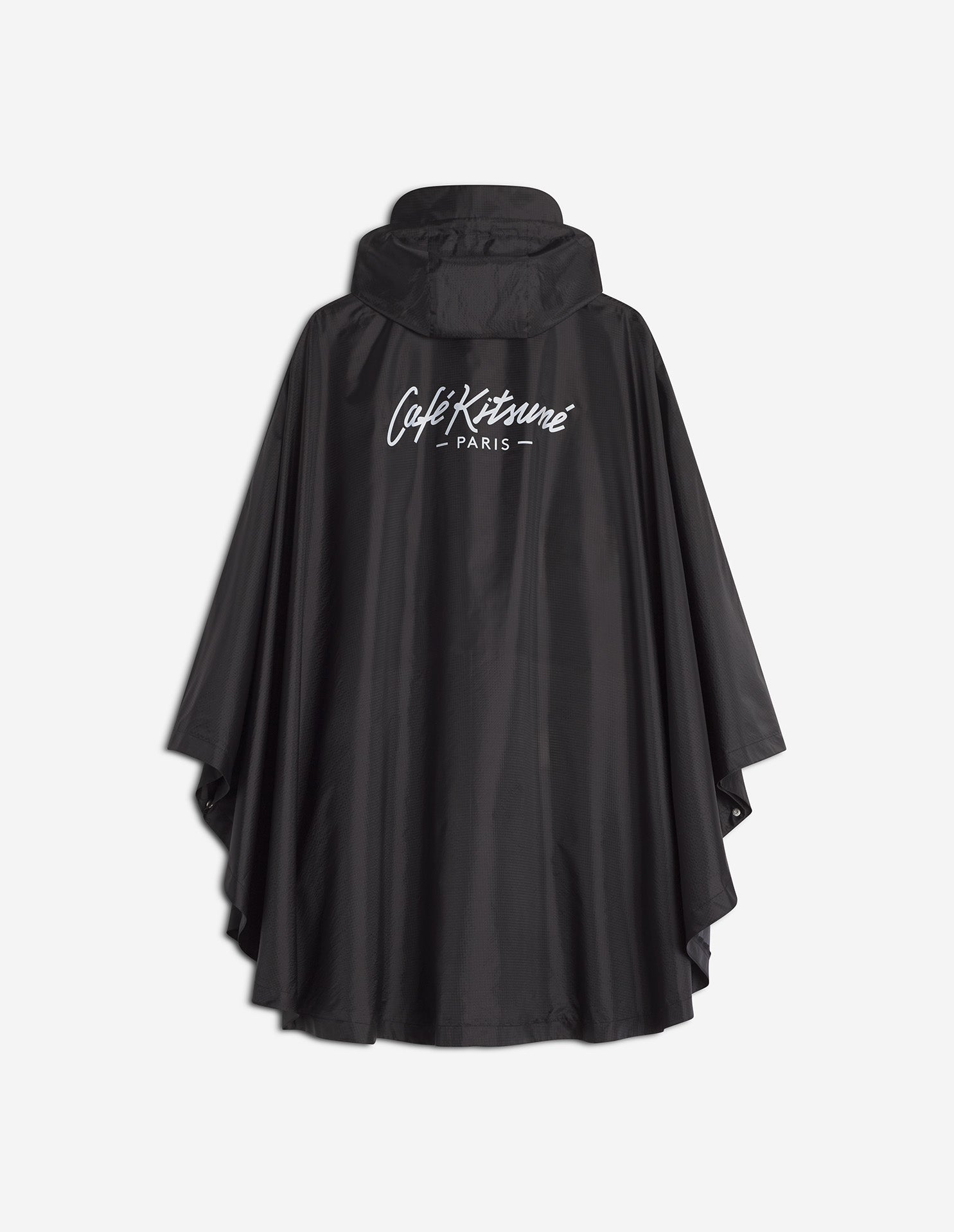Foldable Poncho Café Kitsuné - Black