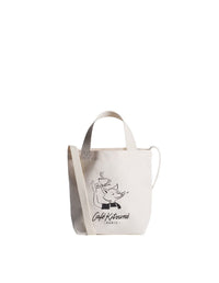 Barista Fox mini shopping bag - Tapioca