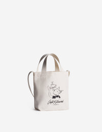 Barista Fox mini shopping bag - Tapioca
