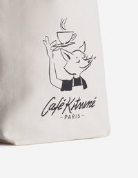 Barista Fox mini shopping bag - Tapioca