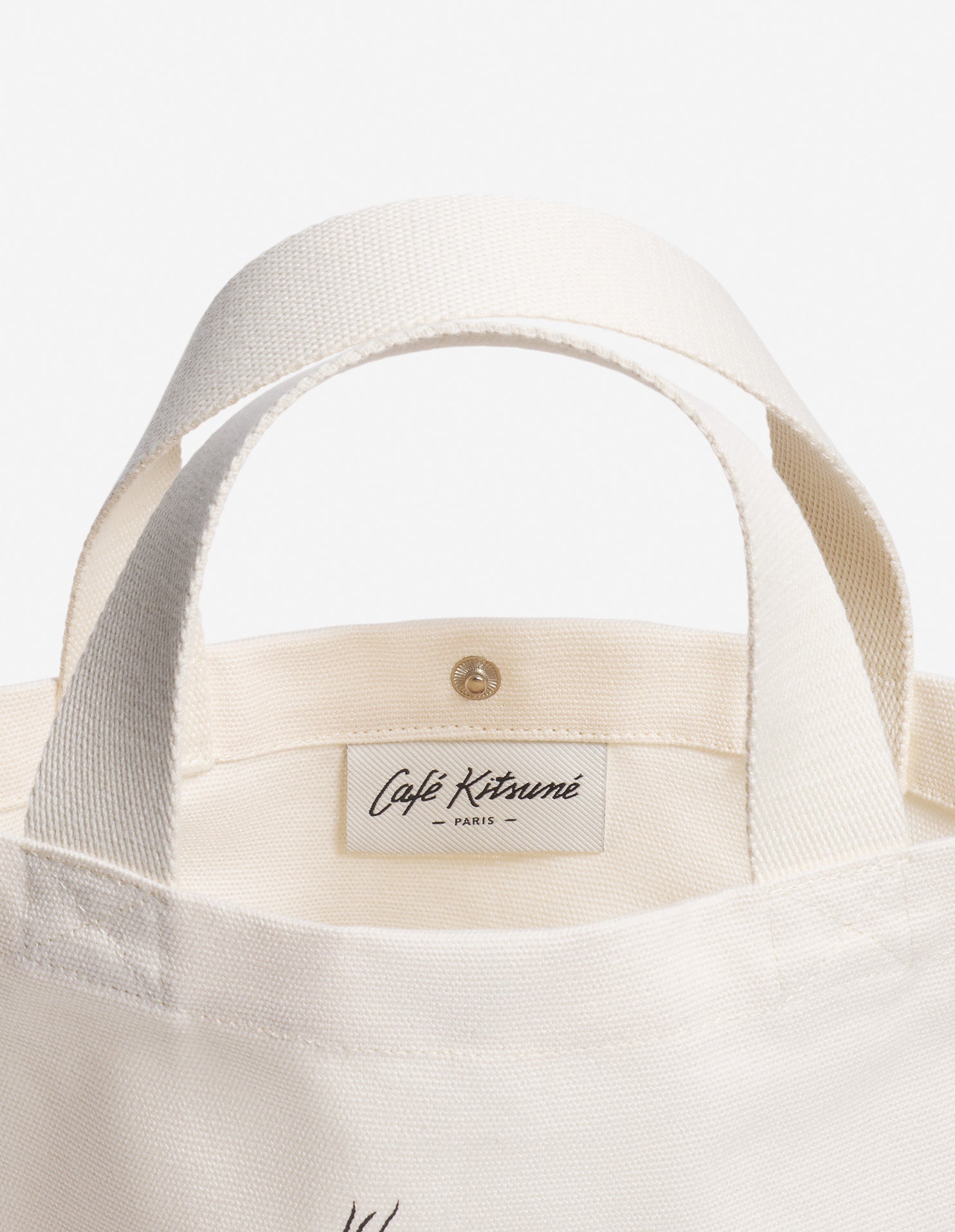 Barista Fox mini shopping bag - Tapioca