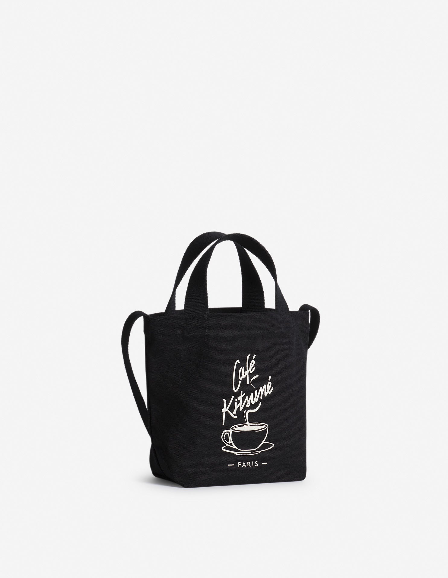 Coffee Cup mini shopping bag - Black
