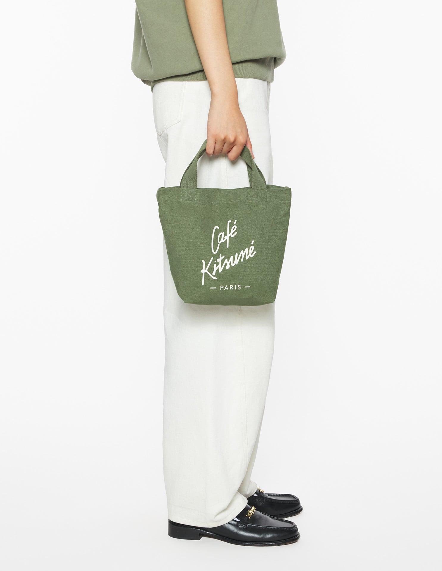 Mini shopping bag Café Kitsuné - Bay Leaf