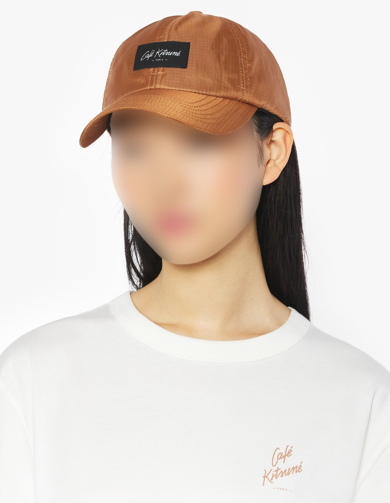 Café Kitsuné logo cap - Almond