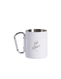 Mug Café Kitsuné en inox - White