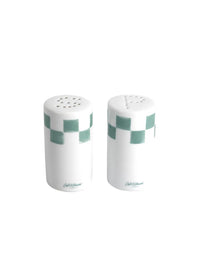 Salière et poivrière Café Kitsuné en porcelaine - White & Matcha