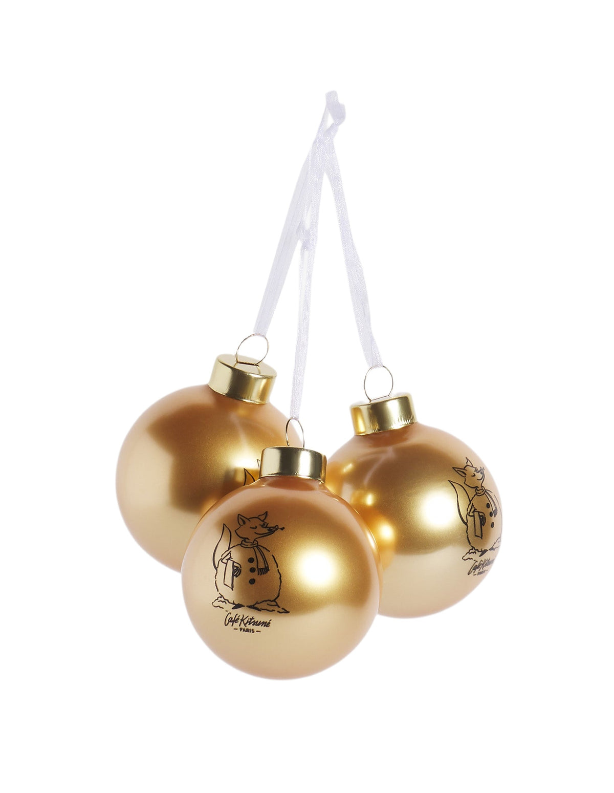 Boules de Noël Café Kitsuné - Light Gold