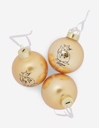Christmas Tree Ornaments - Light Gold