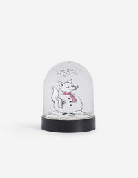 Barista Fox Snowglobe - Multicolor