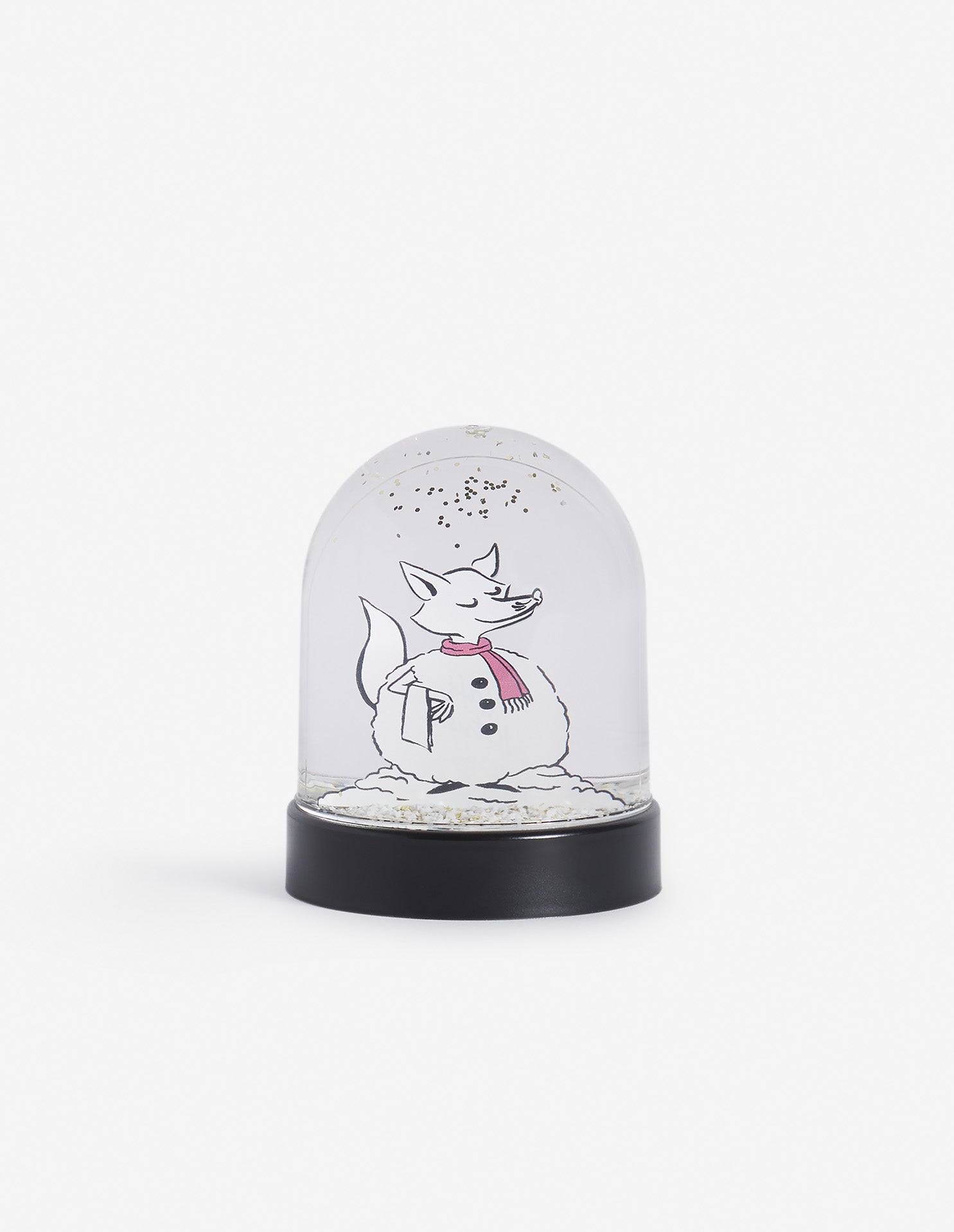 Barista Fox Snowglobe - Multicolor