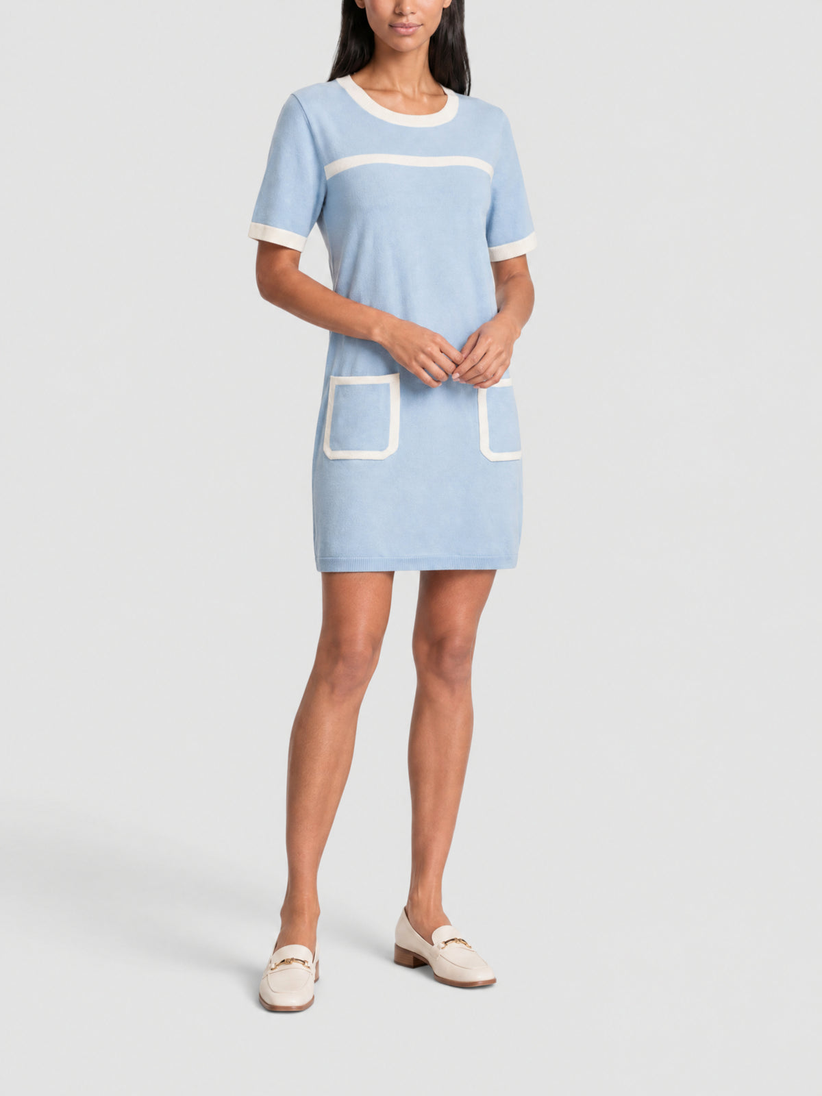 ZZSHOOTING GLACIER / BLANC CASSE ROBE MC