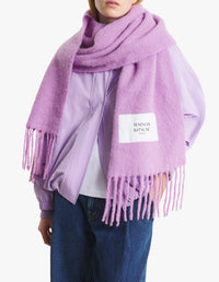 Wool scarf - Light Purple