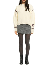 Bird wool jumper - Ivory