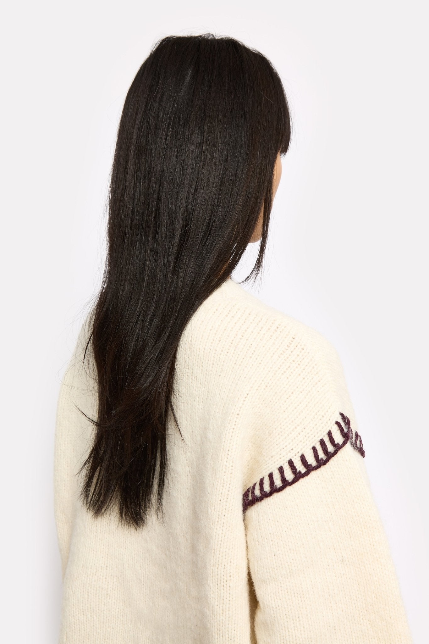 Bird wool jumper - Ivory