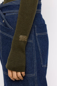 Pull Fool en laine - Kaki