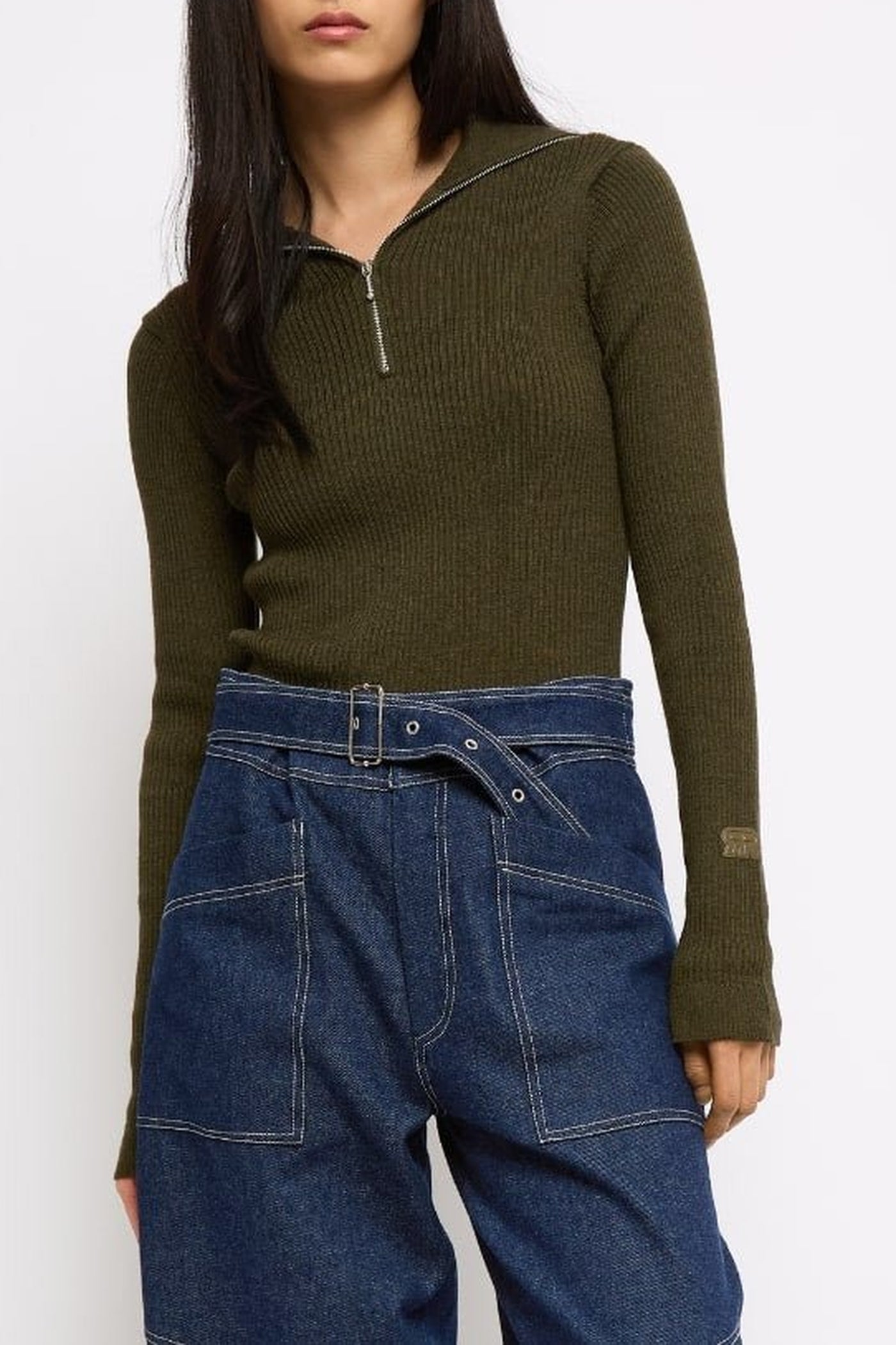 Pull Fool en laine - Kaki