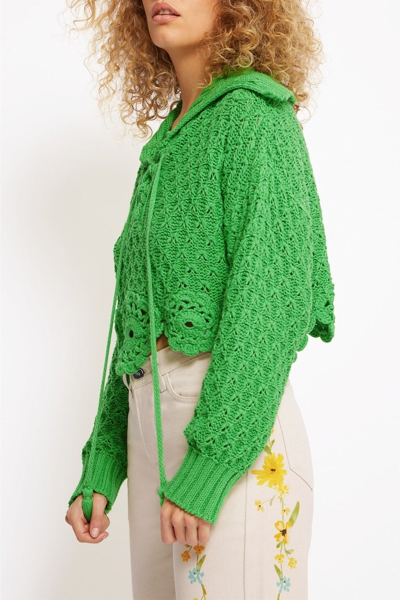 Pull Jeanne en coton - Vert