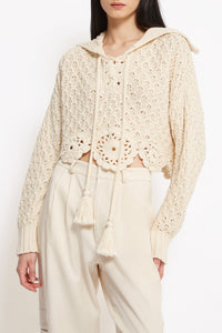 Jeanne cotton jumper - Ecru